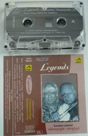 Legends Viswanathan Ramamoorthy Tamil film hits Audio Cassette Vol 3