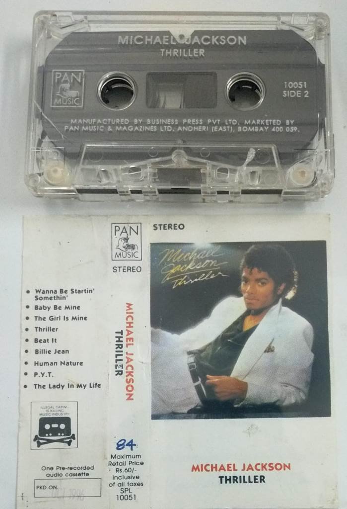 Michael Jackson Thriller English Audio Cassette - Audio Cassettes ...