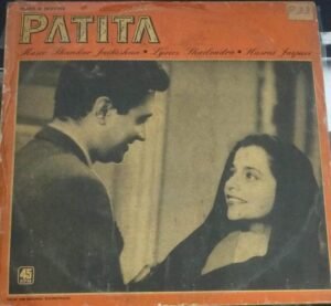 Patita Hindi Film LP Vinyl Record by Shankar Jaikishan