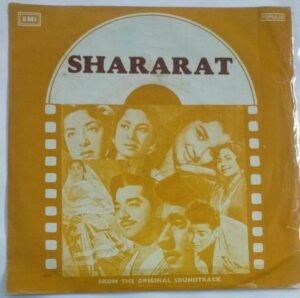 Shararat Hindi Film EP Vinyl Record by Shankar Jaikishan