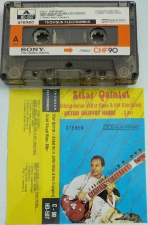 Classical Audio Cassette by Sitar Quinter - Ustad Vilayat Khan ( Thomsun make)