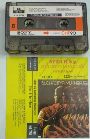Classical Instrumental Sitar Audio Cassette by Budhaditya Mukherjee ( Thomsun make)