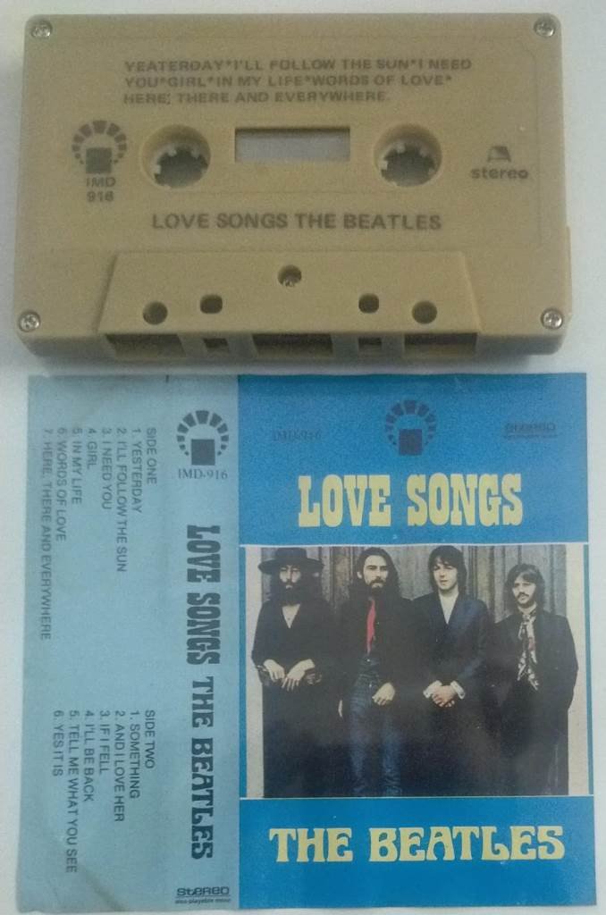 Love Songs The Beatles English Audio Cassette - Audio Cassettes ...