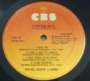 Love Boy Hindi Film LP Vinyl Record by Bappi Lahiri 1072.jpg1