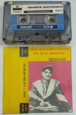 The Golden Voice of K L Saigal Hindi Film Audio Caassette ( Thomsun make)