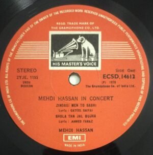 Urdu Modern Mehdi Hassan In Concert Hindi Film LP Vinyl Record 14612.jpg1
