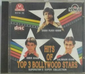 Hits of Top 3 Bollywood stars Hindi Film songs Audio CD