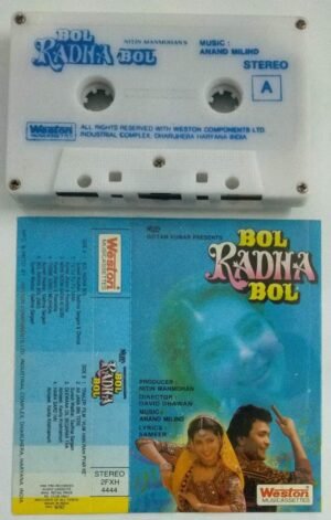 Bol Radha Bol Hindi Film songs Audio Cassette