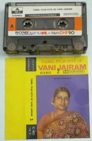 Tamil Film hits of Vani Jayaram Tamil Film songs Audio Cassette ( Thomsun make)