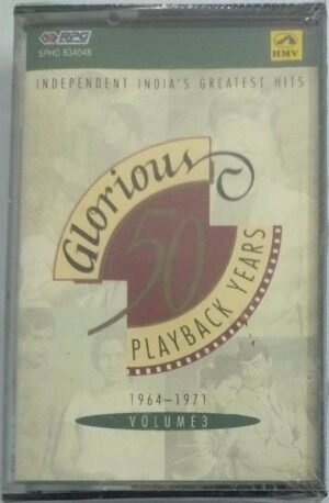 Glorious 50 Years (1964-1973) of Hindi Movies Songs Audio Cassette Vol 3 ( sealed pack).jpg1