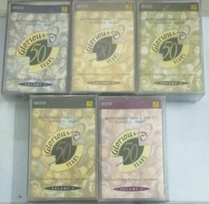Glorious 50 Years of Hindi Movies Songs Audio Cassette ( sealed pack)