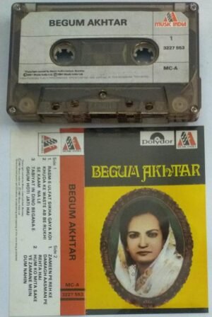 Urdu Modern songs Audio Cassette by Begum Akthar