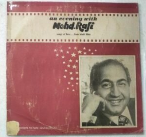 An Evening with Mohd Rafi Hindi Film songs LP Vinyl Record