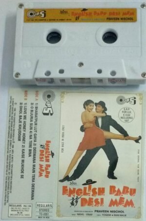 English Babu Desi Mem Hindi Film Audio Cassette