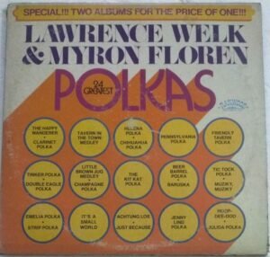 Lawrence Welk and Myron Floren 24 Greatest Hits English LP Vinyl Record