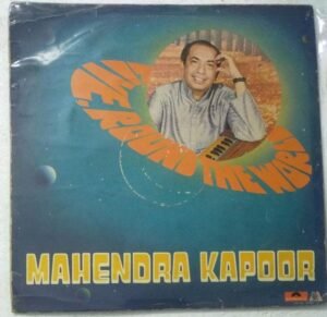 Live Round the World Hindi Film songs LP Vinyl Record by Mahendra Kapoor