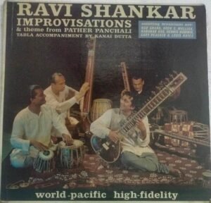 Ravi Shankar Improvisations Classical Instrumental LP Vinyl Record