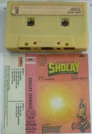 Sholay Hindi Film Audio Cassette