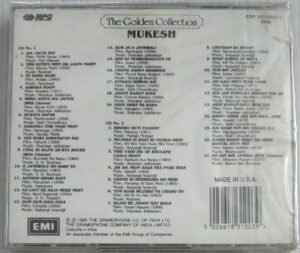 The Golden Collection Mukesh Songs from Hindi Films Audio CD ( 2 CD pack).jpg1