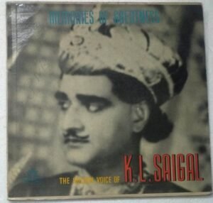 The Golden Voice of K L Saigal Hindi Film songs LP Vinyl Record