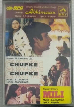 Abhimaan- Chupke Chupke- Mili Hindi Film Audio Cassette ( sealed pack)