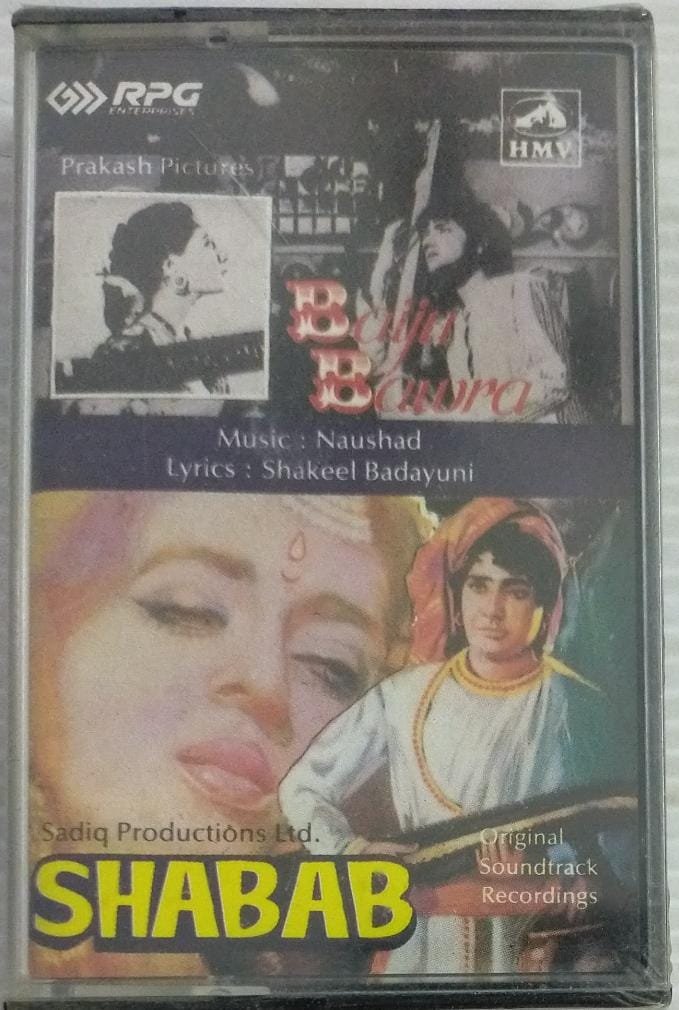 Baiju Bawara- Shabab Hindi Film Audio Cassette ( sealed pack)