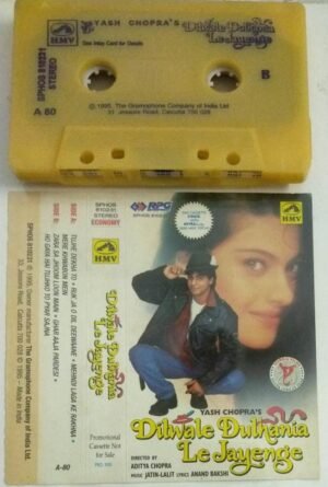 Dilwale Dulhania Le Jayenge Hindi Film Audio Cassette