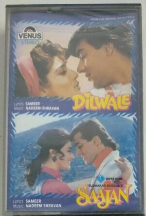 Dilwale- Saajan Hindi Film songs Audio Cassette ( Sealed pack)