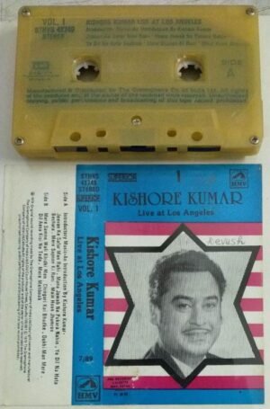 Kishore Kumar Live at Los Angels Hindi Film songs Audio Cassette