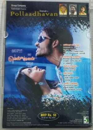 Pollathavan Tamil Film Audio CD by Yuvan Shankar raja