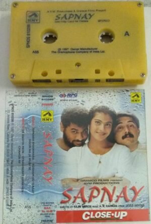 Sapnay Hindi Film songs Audio Cassette by AR Rahman