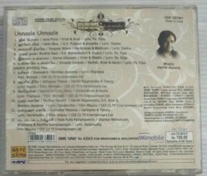 Unnale Unnale Tamil Film Audio CD by Harrish Jayaraj