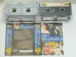Phir Dhamaka Hindi film songs Audio Cassette ( 2 cassette pack)