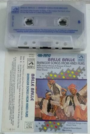 Balle Balle Bhangda Songs from Hindi Films Audio Cassette