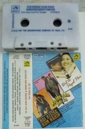 Dil to Pagal Hai- Koi Kissise Kum Nahin- Ankhon Mein Tum Ho Hindi Film songs Audio Cassette