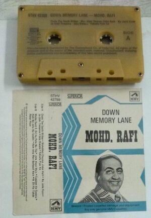 Down Memory Lane Mohd Rafi Hindi Film songs Audio Cassette