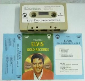 Elvis Gold Records English Audio Cassette