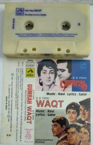 Gumrah- Waqt Hindi Film songs Audio Cassette