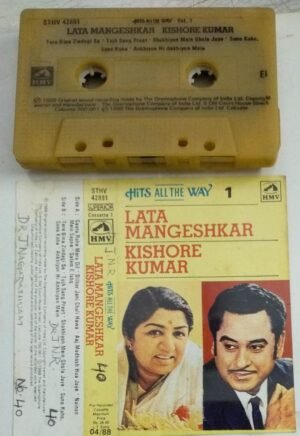Lat Mangeshkar Kishore Kumar Hits Hindi Film songs Audio Cassette