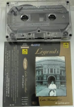 Legends Lata Mangeshkar The Melody queen Hindi Film songs Audio Cassette Vol 1