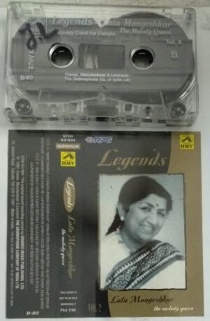 Legends Lata Mangeshkar The Melody queen Hindi Film songs Audio Cassette Vol 2