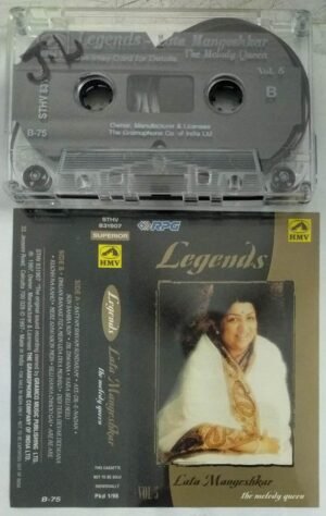 Legends Lata Mangeshkar The Melody queen Hindi Film songs Audio Cassette Vol 5