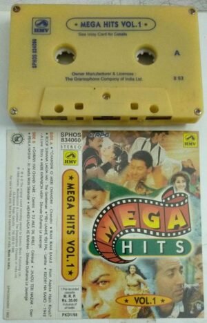 Mega Hits Vol 1 Hindi Film songs Audio Cassette