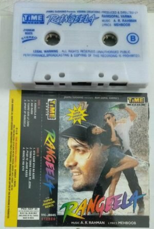 Rangeela Hindi Film songs Audio Cassette by AR Rahman ( with Jhankar Beats)