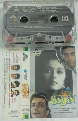 Saajan Hindi Film songs Audio Cassette