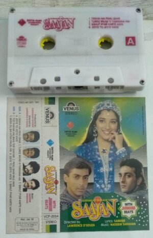 Saajan Hindi Film songs Audio Cassette ( Jhankar Beats)