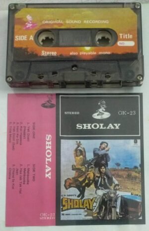 Sholay Hindi Film songs Audio Cassette
