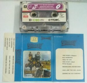 Sholay Hindi Film songs Audio Cassette.jpg1