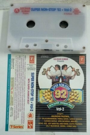 Super Non stop 92 Vol 2 Hindi Songs Audio Cassette (with Jhankar beats)