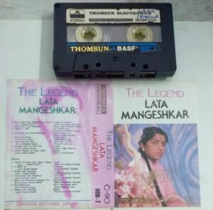 The Legend Lata Mangeshkar Hindi Film songs Audio Cassette (Thomsun make)